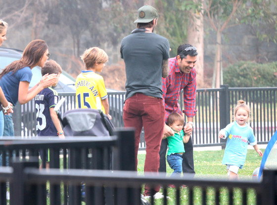 Harper Beckham, Victoria Beckham, David Beckham Harper Beckham, Victoria Beckham, David Beckham